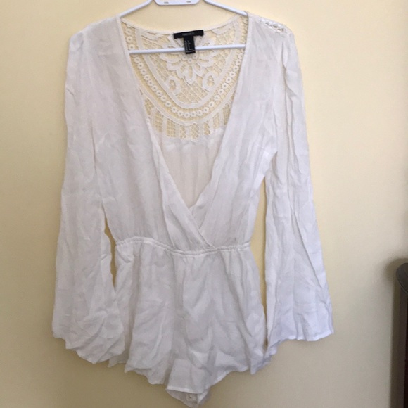 White Romper - Picture 2 of 3